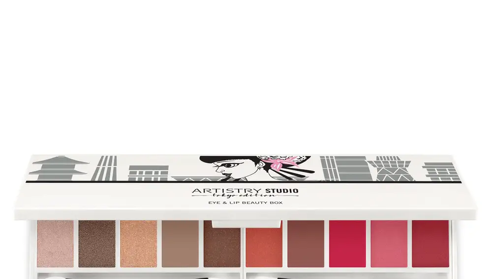 Paleta de sombras de ojos de Artistry.