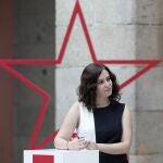 La presidenta de la Comunidad de Madrid, Isabel Díaz Ayuso