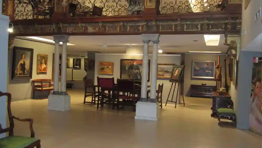 Imagen del interior de la Fundación Manuel Benedito