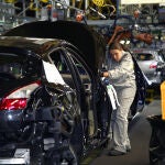 Producción del Renault Megane en la factoría palentina de Villamuriel de Cerrato