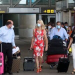 Llegadas de británicos al aeropuerto de la capital de la Costa del Sol, después de que Reino Unido imponga una cuarentena a todos los viajeros procedentes de España