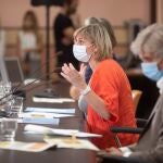 La consellera de Salud, Alba Vergés, junto al secretario de Salud Pública, Josep Maria Argimon