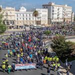 Imagen de una protesta del metal. EFE/ Román Ríos