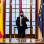 El presidente de Vox, Santiago Abascal