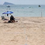 Playa de Benidorm (Alicante) a 1 de agosto de 2020