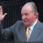 Fotografía de archivo del 10/03/2018, del rey emérito Juan Carlos en Santiago (Chile).