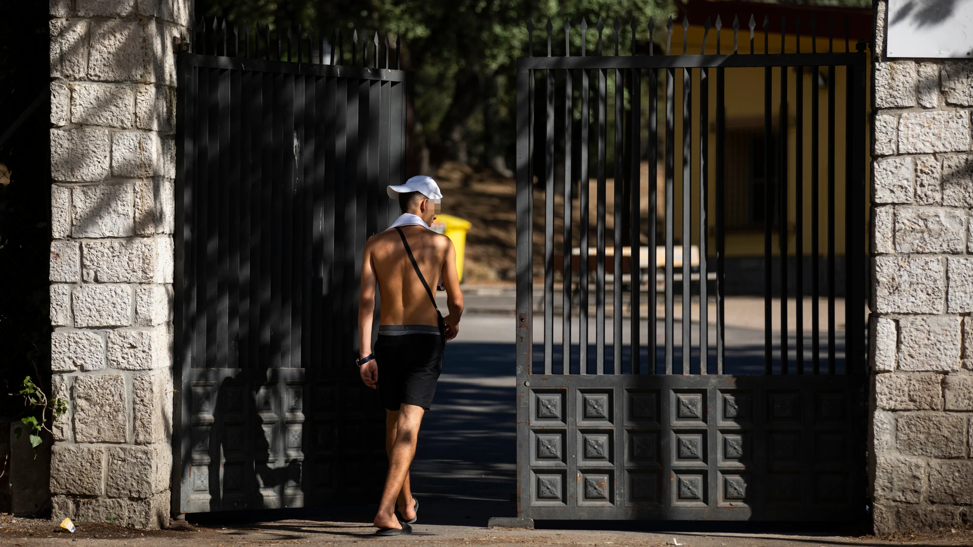 Centro de Menores no acompañados, conocidos como "menas", en la Casa de Campo