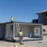 Este miércoles han comenzado las obras de ampliación de la zona de Urgencias del Hospital de Segovia