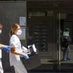 Pruebas PCR para detectar positivos en Ripollet (Barcelona)