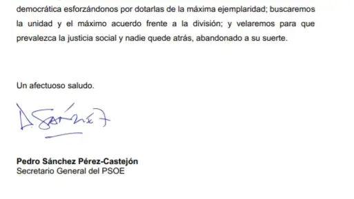 Carta de Sánchez. Página 5