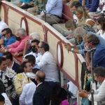 Enrique Ponce fue uno de los toreros del cartel de la corrida celebrada este jueves en El Puerto de Santa María.