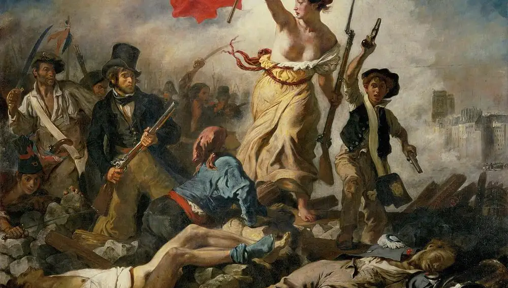 "La libertad guiando al pueblo", de Eugène Delacroix