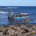 Interceptada en Águilas una patera con 13 migrantes de origen argelino