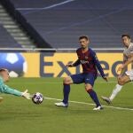 Ter Stegen, en el partido de cuartos de la Champions contra el Bayern Múnich en el que encajó ocho goles