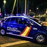 Un coche patrulla de la Policía Nacional