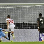 Así ha marcado de penalti Bruno Fernandes para el United