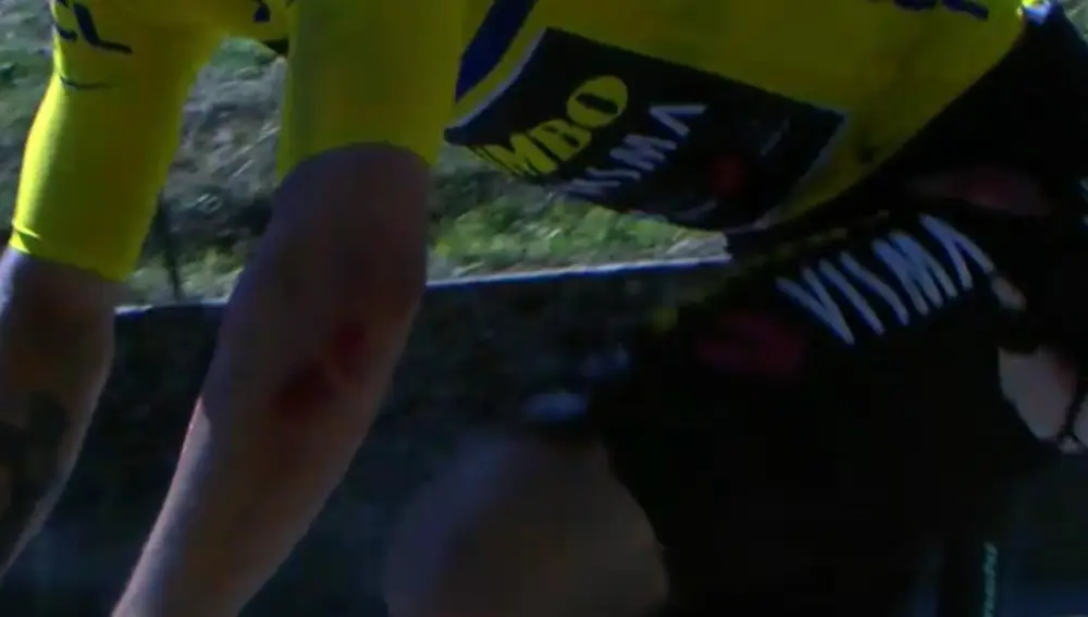 Roglic Injured Roglic abandona el Dauphiné por una caída cuando iba líder y faltaba un ...