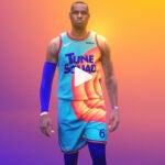 LeBron James, con el uniforme del Tune Squad en 'Space Jam 2'.