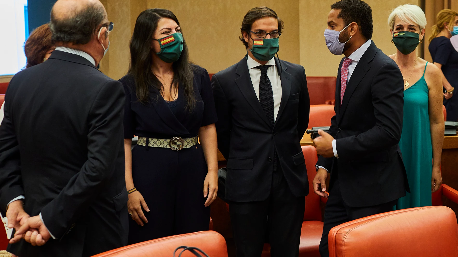 Reunion de la Diputación Permanente del Congreso de los DiputadosLos diputados de Vox