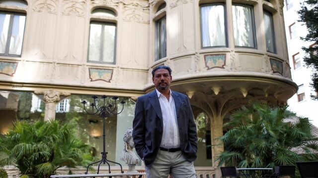 El presidente de la SGAE, Antonio Ruíz Onetti, en la sede de la entidad de gestión de derechos de propiedad intelectual