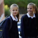 La princesa Leonor y la infanta Sofía
