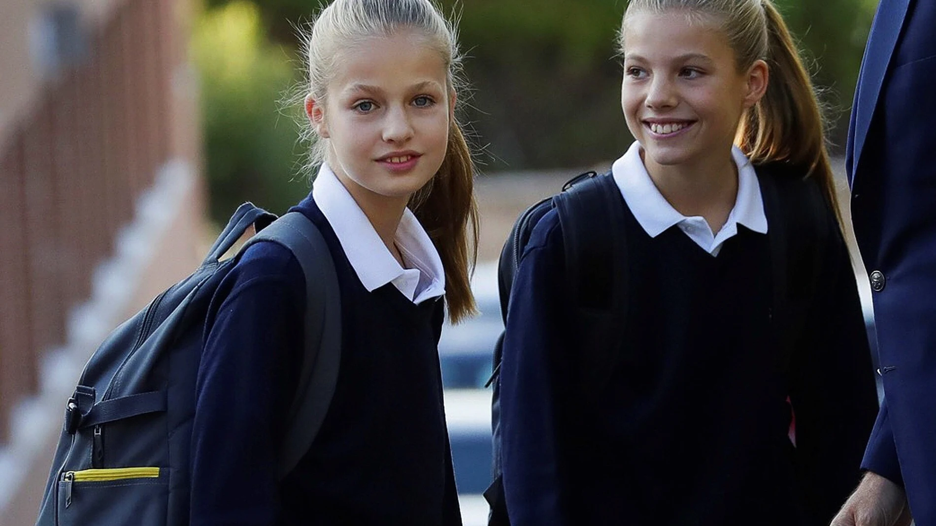 La princesa Leonor y la infanta Sofía