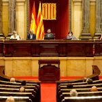 Imagen del Parlament, presidido por Roger Torrent.