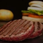 Aspecto de la hamburguesa Doble Pata Negra