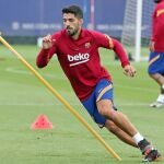 Luis Suárez con el Barcelona.