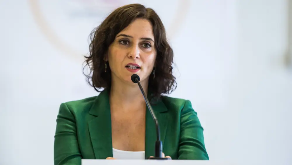 La presidenta de la Comunidad de Madrid, Isabel Díaz Ayuso
