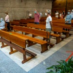 Las iglesias tuvieron que reducir el aforo permitido en el interior de los templos por las medidas implantadas frente al Covid-19