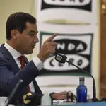 Juanma Moreno en "Más de Uno" de Onda Cero con Carlos Alsina