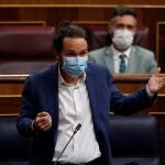 El vicepresidente segundo del Gobierno, Pablo Iglesias,forma parte de la comisión del CNI en el Congreso