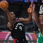 Serge Ibaka, en la pasada burbuja de Disney con los Raptors