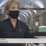 Amparo Izquierdo, camarera del Parlament, en TV3