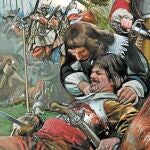 La muerte de Pedro de Acuña en la batalla de Seneffe (1674) constituye un excelente ejemplo de los sacrificios a los que se vieron abocados los soldados de Carlos II/ © Pablo Outeiral/Desperta Ferro Ediciones