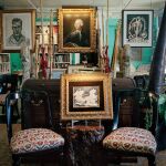 El salón de la casa de Richardson en Nueva York