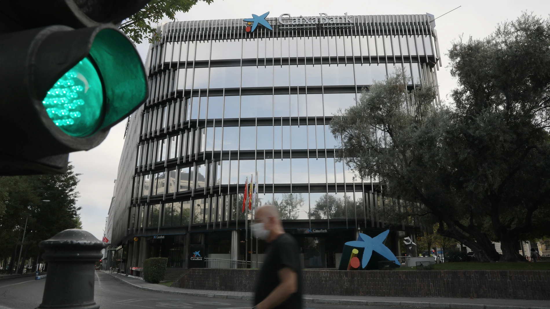 Sede de CaixaBank en el Paseo de la Castellana de Madrid