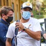 Luis Suárez viajó hasta Perugia para examinarse de italiano.
