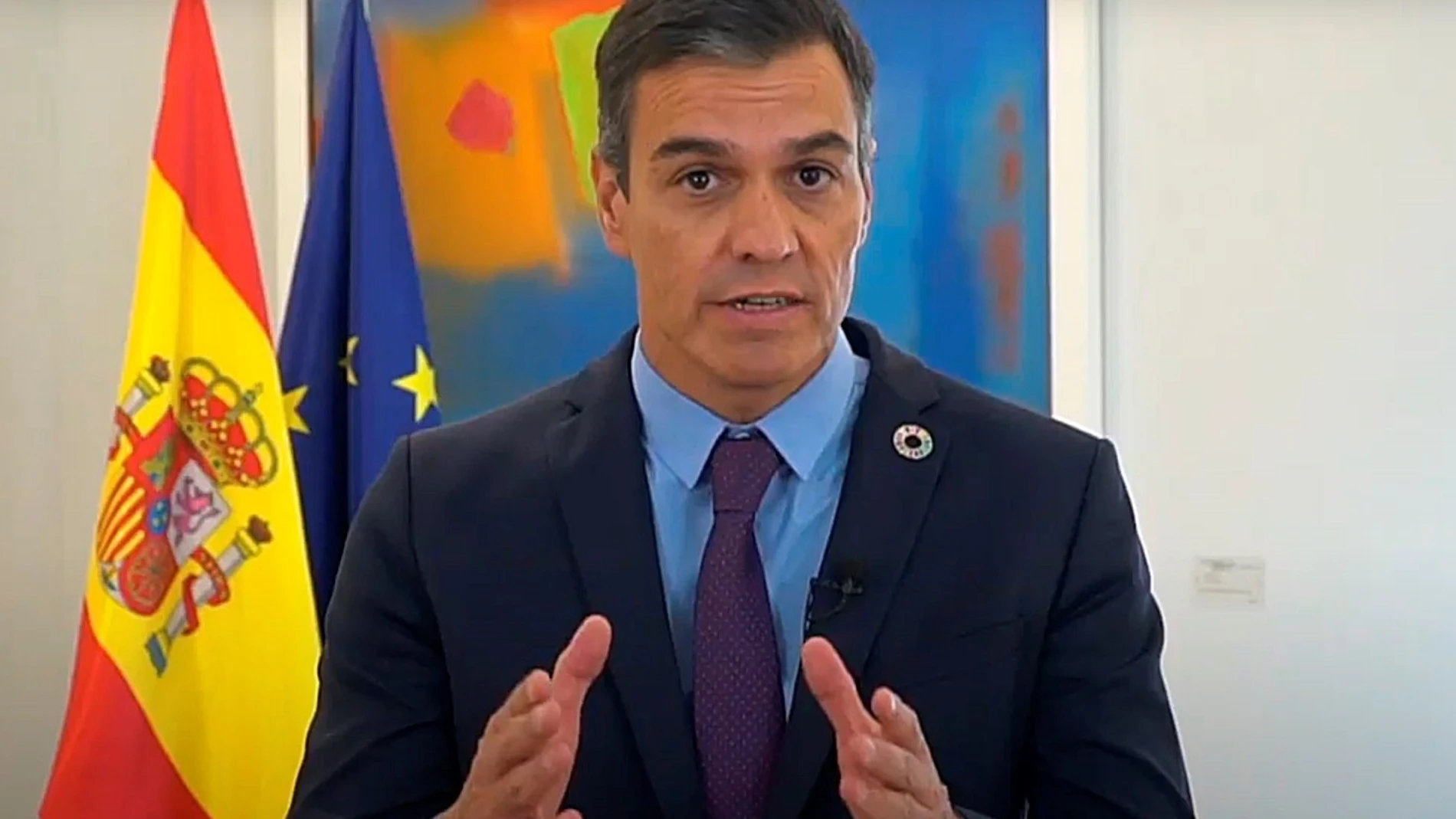 El presidente del Gobierno, Pedro Sánchez