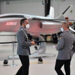 Un modelo de drone fabricado por Airbus en Alemania en una imagen de archivo de 2020