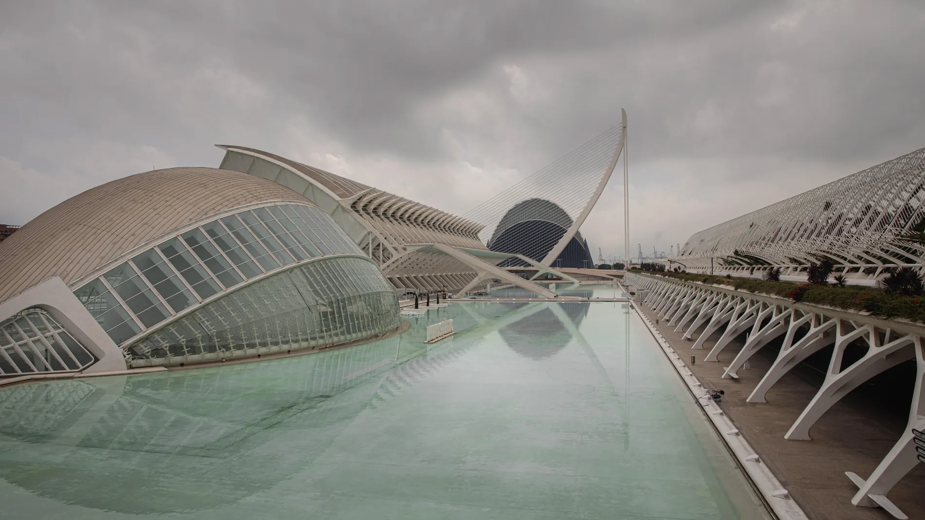 Vista general de la Ciudad de las Artes y de las Ciencias
