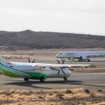 Imagen de los aviones de Binter