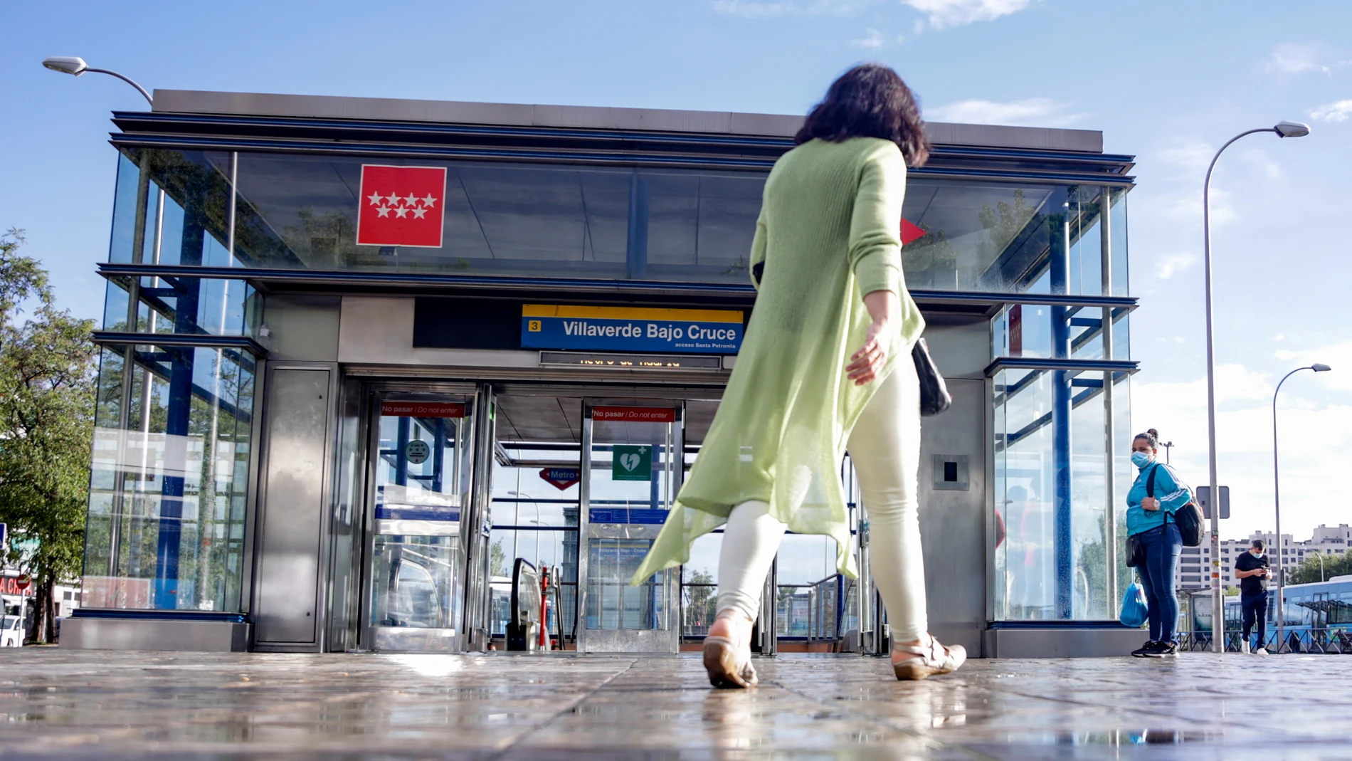 Metro del barrio de Villaverde Bajo Cruce, en Madrid capital
