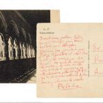 Postal inédita de Federico García Lorca a su padre