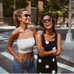 María Pombo y María F.Rubíes en Nueva York hace unos años.