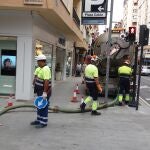 Lorca ha realizado tareas de preparación de la red urbana de drenaje y alcantarillado de cara a las lluvias