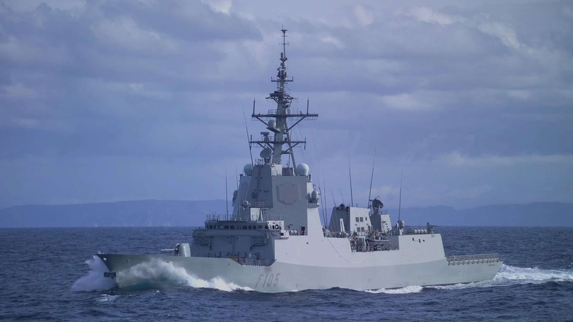 Fragata Cristóbal Colón, el buque más moderno de la Armada