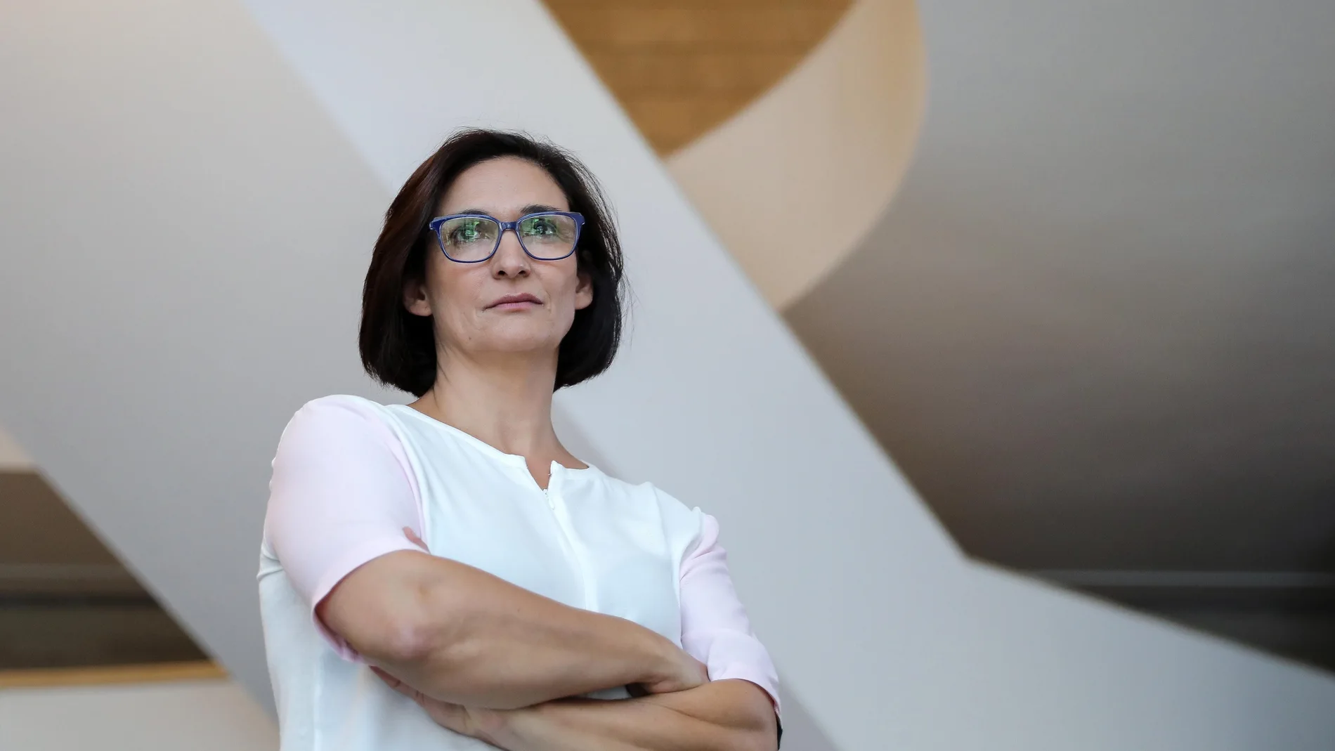 Nuria Enguita, durante su presentación como nueva directora del Instituto Valenciano de Arte Moderno (IVAM).