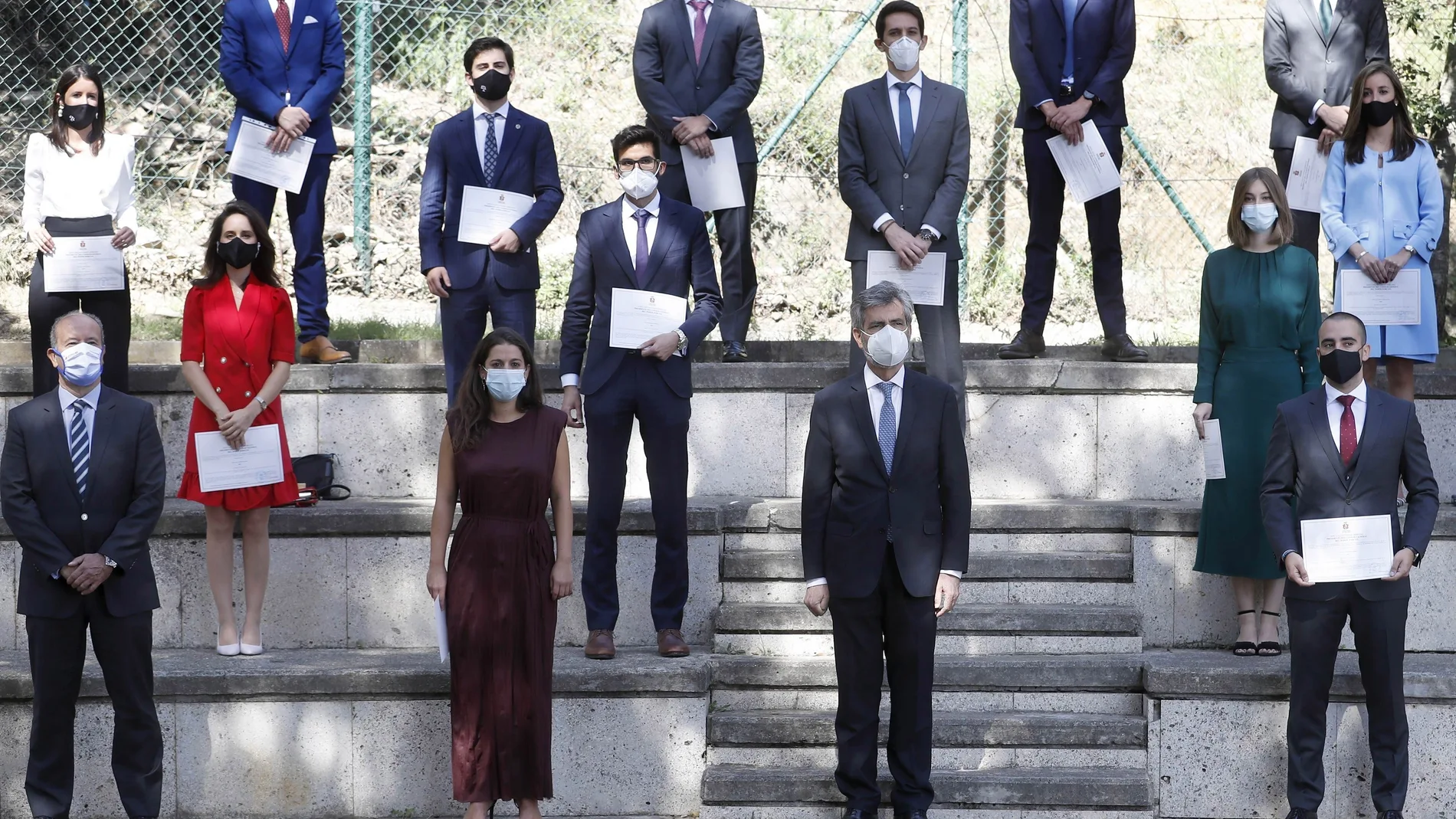 Entrega de despachos a la nueva promoción de jueces celebrada en la Escuela Judicial de Barcelona en 2020